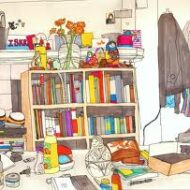 Remove All Books from Bookcases!