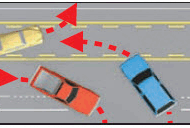 Hogging the middle lane