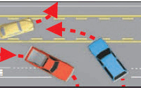 Hogging the middle lane